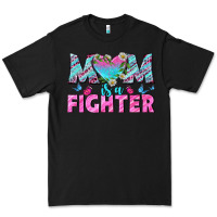 Black Western Mom Is A Fighter Premium Tee - BundleAndBundleShop