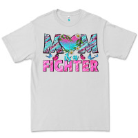 Dove Grey Western Mom Is A Fighter Premium Tee - BundleAndBundleShop