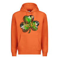 Carrot st. patricks day lucky shamrock Premium Hoodie - BarkalooDesign