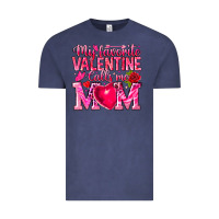 Vintage Denim My Favorite Valentine Calls Me Vintage Tee - CowhideDigitalArt