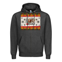 Charcoal Heather very merry teacher Zipper Hoodie - Jasminsmagicworld