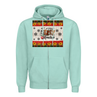 Seafoam very merry teacher Zipper Hoodie - Jasminsmagicworld