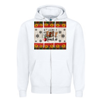 White very merry teacher Zipper Hoodie - Jasminsmagicworld