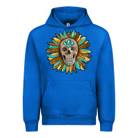 Sunflower With Skull Urban Hoodie | Teevron