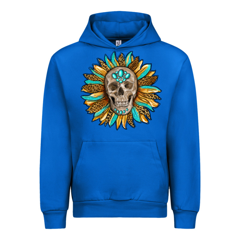 Sunflower With Skull Urban Hoodie by RanaPortraitStore | Teevron