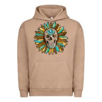 Pigment Burro sunflower with skull Urban Hoodie - RanaPortraitStore