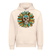 Sandshell sunflower with skull Urban Hoodie - RanaPortraitStore