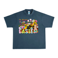 Midnight Navy Im Digging Easter Urban Heavy Tee - CowhideDigitalArt