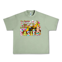 Oil Green Im Digging Easter Urban Heavy Tee - CowhideDigitalArt