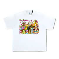 White Im Digging Easter Urban Heavy Tee - CowhideDigitalArt