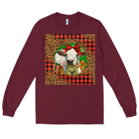 Burgundy cute baby calf christmas Long Sleeve Tee - LillyAllenDesigns
