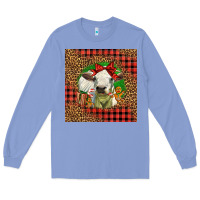 Colony Blue cute baby calf christmas Long Sleeve Tee - LillyAllenDesigns