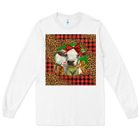 White cute baby calf christmas Long Sleeve Tee - LillyAllenDesigns