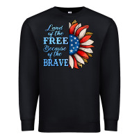 Black Patriotic Sunflower Premium Sweatshirt - Jasminsmagicworld