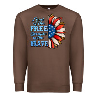 Chestnut Patriotic Sunflower Premium Sweatshirt - Jasminsmagicworld
