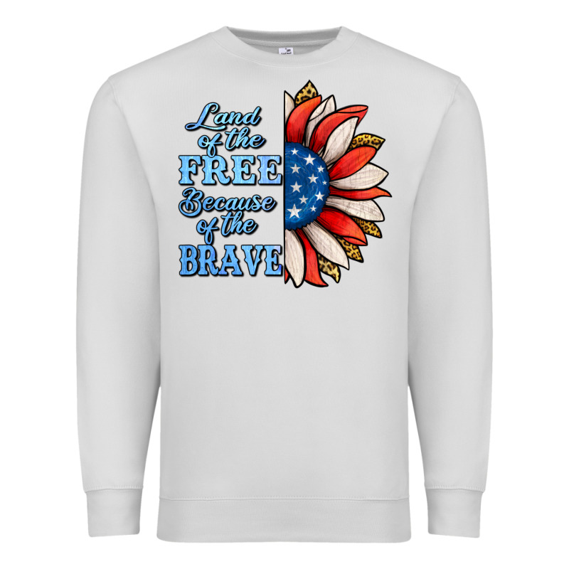 Patriotic Sunflower Premium Sweatshirt by Jasminsmagicworld | Teevron