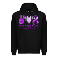 Black Pace Love Cure Pancreatic Cancer Premium Hoodie - Jasminsmagicworld