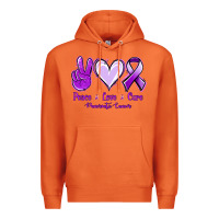 Carrot Pace Love Cure Pancreatic Cancer Premium Hoodie - Jasminsmagicworld