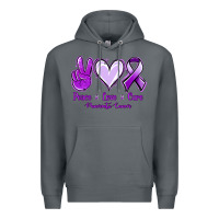 Rock Pace Love Cure Pancreatic Cancer Premium Hoodie - Jasminsmagicworld