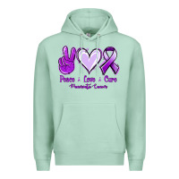 Seafoam Pace Love Cure Pancreatic Cancer Premium Hoodie - Jasminsmagicworld