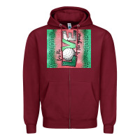 Burgundy for the love of the game golf Zipper Hoodie - Jasminsmagicworld