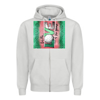 Dove Grey for the love of the game golf Zipper Hoodie - Jasminsmagicworld