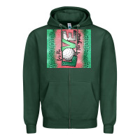 Sports Green for the love of the game golf Zipper Hoodie - Jasminsmagicworld