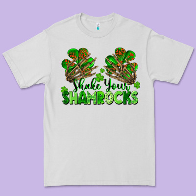 Shake Your Shamrocks Premium Tee Designed By Fadigitalartstudio