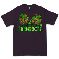 Plum Shake Your Shamrocks Premium Tee - FaDigitalArtStudio