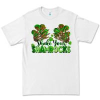 White Shake Your Shamrocks Premium Tee - FaDigitalArtStudio