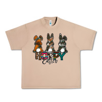 Burro Hoppy Easter Urban Heavy Tee - CowhideDigitalArt