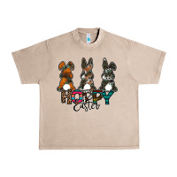 French Oak Hoppy Easter Urban Heavy Tee - CowhideDigitalArt