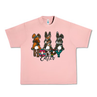 Salmon Hoppy Easter Urban Heavy Tee - CowhideDigitalArt