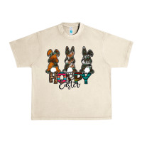 Sandshell Hoppy Easter Urban Heavy Tee - CowhideDigitalArt