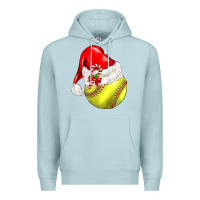 Blue Mist Christmas sports Premium Hoodie - BarkalooDesign