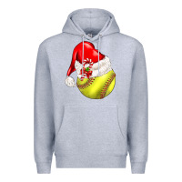 Heather Grey Christmas sports Premium Hoodie - BarkalooDesign