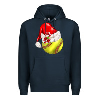 Navy Christmas sports Premium Hoodie - BarkalooDesign