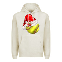 Oatmeal Heather Christmas sports Premium Hoodie - BarkalooDesign