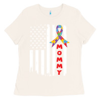 Bone lil autism mom Ladies Tee - CowhideDigitalArt
