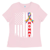 Bubblegum Pink lil autism mom Ladies Tee - CowhideDigitalArt