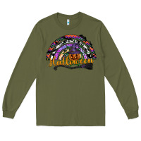 Army Green Halloween Long Sleeve Tee - SublimationCraftShop