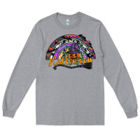 Heather Grey Halloween Long Sleeve Tee - SublimationCraftShop