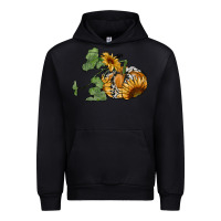 Black sunflower pumpkin Urban Hoodie - RanaPortraitStore