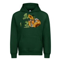 Foreset Green sunflower pumpkin Urban Hoodie - RanaPortraitStore