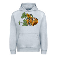 Heather Grey sunflower pumpkin Urban Hoodie - RanaPortraitStore