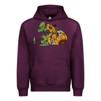 Mauve Wine sunflower pumpkin Urban Hoodie - RanaPortraitStore