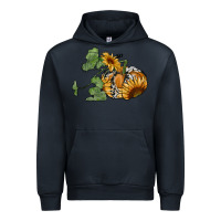 Navy sunflower pumpkin Urban Hoodie - RanaPortraitStore