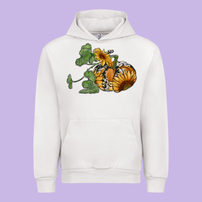 Sunflower Pumpkin Urban Hoodie Designed By Ranaportraitstore