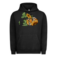 Pigment Black sunflower pumpkin Urban Hoodie - RanaPortraitStore