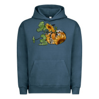 Pigment Midnight Navy sunflower pumpkin Urban Hoodie - RanaPortraitStore